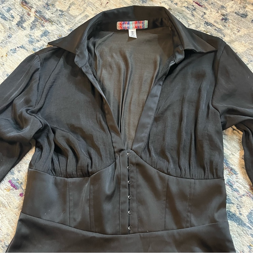 Urban Outfitters Witchy/Goth/Corset Dress Black - Picture 4 of 5